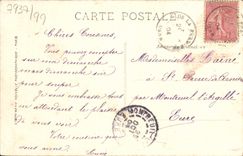 CPA Honfleur L'Eglise Saint catherine et le Marche