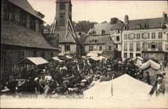 CPA Honfleur le Marche TOP