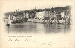 CPA Honfleur Le Port Bateaux