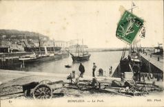 CPA Honfleur Le Port Bateaux