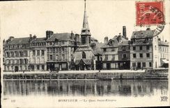 CPA Honfleur Le Quai Saint Etienne 