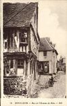 VINTAGE POSTCARD Honfleur Street of the Wood Man
