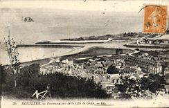 CPA Honfleur Panorama pris de la Cote de Grace 
