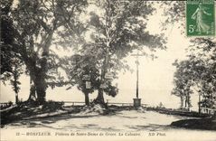 CPA Honfleur Plateau de Notre Dame de Grace Le Calvaire 