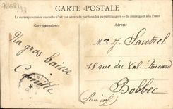 VINTAGE POSTCARD Honfleur Rules of ND of Grace in the vault ND of Grace