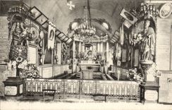 CPA Honfleur Interieur de Notre Dame de Grace 