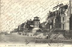 CPA Houlgate Les Villas et la Plage 