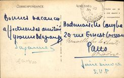 VINTAGE POSTCARD Houlgate Panorama towards the Large Hotel