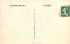 VINTAGE POSTCARD Houlgate View taken of the Bois de Boulogne