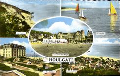 CPM Houlgate les regates Les falaises Le golf miniature Vue generale 