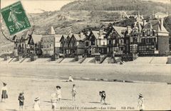 VINTAGE POSTCARD Houlgate the Villas Children