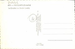 POSTAL MODERNA Houlgate Drochon con el molino de Landry