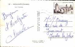 MODERN CARD Houlgate Cliffs