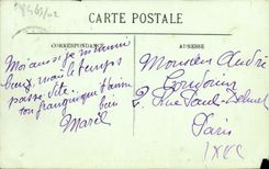 Panorama de Houlgate de la POSTAL de la VENDIMIA tomado de la característica Foucher de Careil