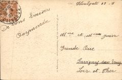 POSTAL Houlgate de la VENDIMIA vista de la boca las divinas