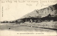 Vacas negras de Houlgate Villers de la POSTAL de la VENDIMIA