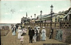 POSTAL Houlgate de la VENDIMIA la playa cerca del casino