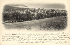 VINTAGE POSTCARD Houlgate View taken of the Road of Villers
