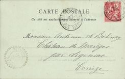 VINTAGE POSTCARD Houlgate View taken of the Road of Villers