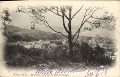 VINTAGE POSTCARD Houlgate Panorama Seen from of the Bois de Boulogne