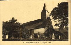 VINTAGE POSTCARD Hennequeville the Church