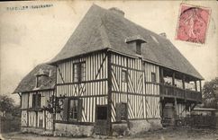 VINTAGE POSTCARD Hotel trade Old house