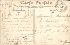 VINTAGE POSTCARD Hotel trade Old house