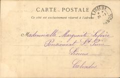 VINTAGE POSTCARD Trouville on Mer the Beach has Low tide