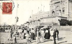 CPA Trouville Les Planches et le Casino
