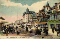 CPA Trouville Les Planches 