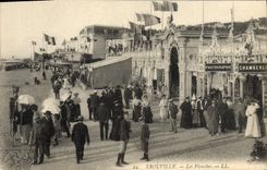 CPA Trouville Les Planches Photographie Chamberlin 