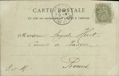 VINTAGE POSTCARD Trouville on Sea the Walk of the Boards