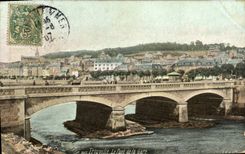 CPA Trouville Le Pont de la Gare 