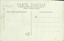 VINTAGE POSTCARD Trouville the Port has Low tide Boats