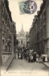 VINTAGE POSTCARD Trouville the Street Notre Dame