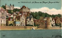 CPA Trouville Groupe de villas