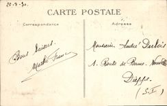 VINTAGE POSTCARD Trouville villas of the floods and the pier