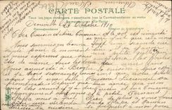 VINTAGE POSTCARD Trouville Villas on the beach