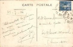 VINTAGE POSTCARD Trouville Villas of the floods and the pier walk