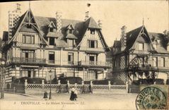 CPA Trouville La maison normande