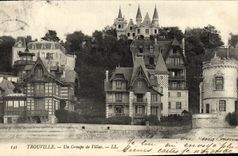 CPA Trouville un groupe de villas