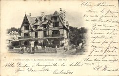 CPA Trouville La maison normande