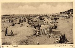 CPA Trouville Vue generale de la plage