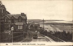 VINTAGE POSTCARD Trouville Queen of the beaches View
