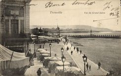 CPA Trouville Vue du grand salon