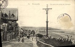 CPA Trouville Vue generale prise du calvaire