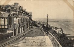 CPA Trouville Sur mer vue generale des villas