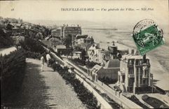 CPA Trouville Sur Mer Vue generale des villas