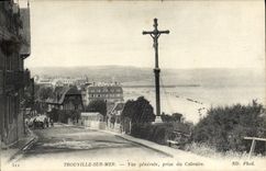 CPA Trouville Sur Mer Vue Generale prise du calvaire
