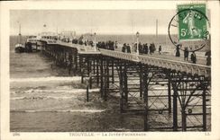 CPA Trouville La jetee promenade